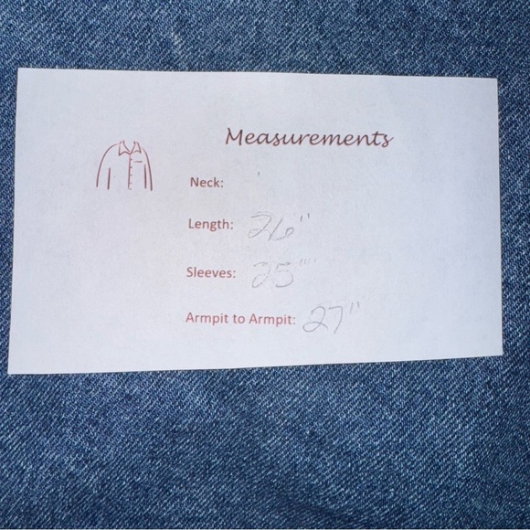 Geoffrey Beene Men’s Leather Collar Denim Jacket Size XL - Picture 9 of 9